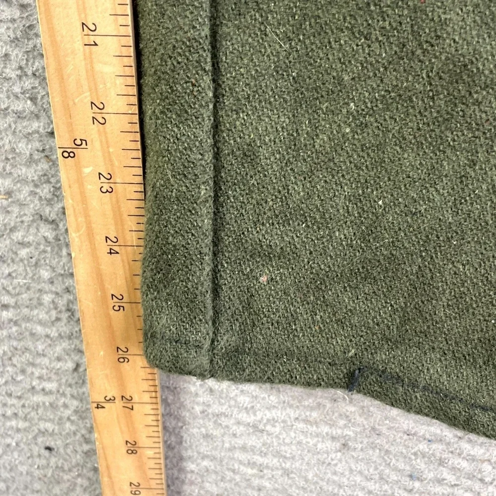 Vintage Wool Hunting Pants Mens 39x26* Green Outdoor Workwear Camp Uniform Retro